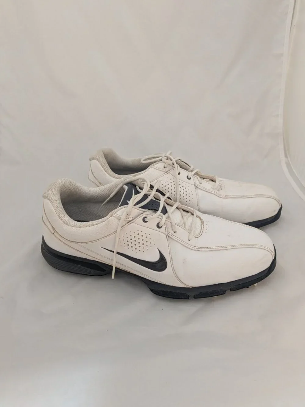 Nike Air Rival III Golf Shoes Cleats Spikes Men Sz 11 W White